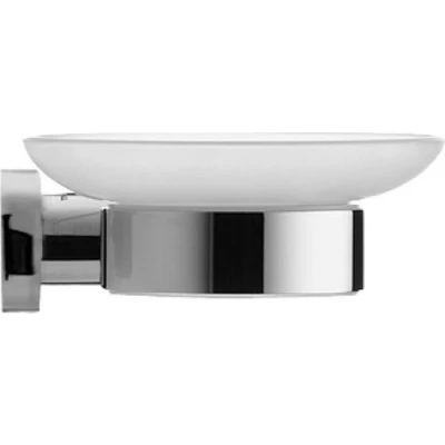Imagen de Duravit Código D Jabonera, Latón Vidrio, Cromado, 137x120x53 mm