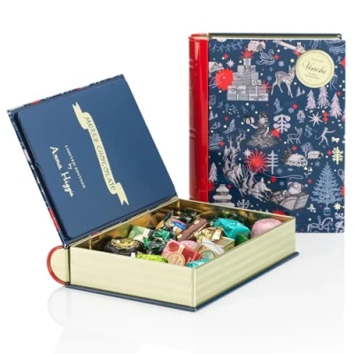 Imagen de Venchi Colección Navidad Maxilibro regalo con bombones surtidos, 355 g Idea de Sin Gluten