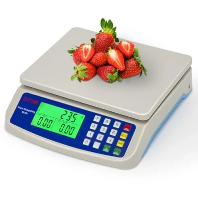 Imagen de ZCXBHD 30kg / 1g Digital Cocina Peso Escamas, LCD Precisión Electrónico Precio Informática Comercial Tienda Escala Ingredientes Multifuncional Bascula Frutera (Capacity : 25kg 1g)