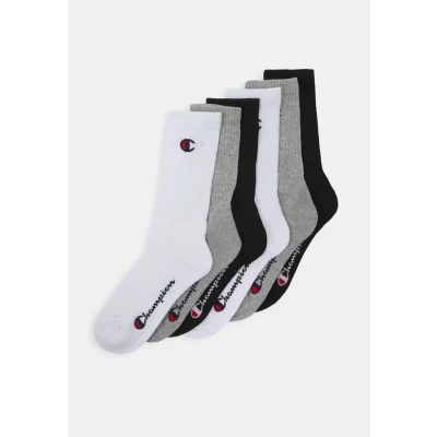 Imagen de Champion CREW Socks 6 PACK Unisex Calcetines de deporte, Talla: 35 38, Black