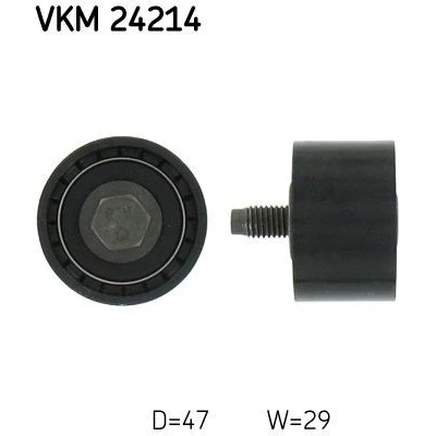 Imagen de SKF VKM 24214 Polea inversión/guía, correa distribución con material de fijación