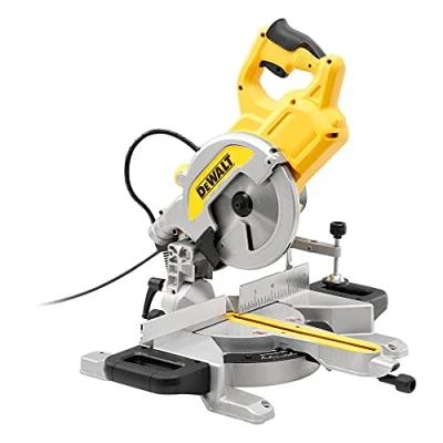Imagen de DeWALT DWS777 Sierra ingletadora 6300RPM 1800W Acero inoxidable, Amarillo circular (Sierra ingletadora, 6300 RPM, 21,6 cm, 3 2,1 m/s², 1,5 m/s²)