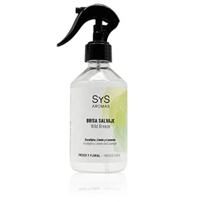 Imagen de Ambientador Pulverizador Brisa Salvaje 300ml. Spray. Ambientadores de Hogar. Aroma Duradero. Floral y Fresco. Eucalpto, Limón Lavanda.