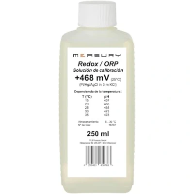 Imagen de Solución de calibración Redox ORP 468mV 250 ml tampón Líquido