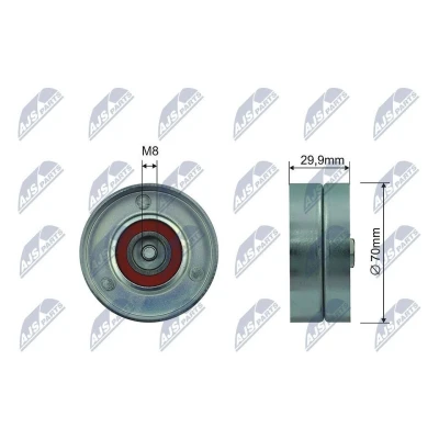 Imagen de Rodillo tensor, correa auxiliar NTY RNK VW 030