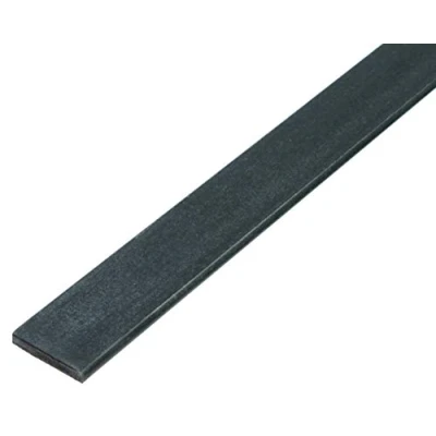 Imagen de Alberts 432577 Perfil lleno plano Acero 1000 x 10 4 mm