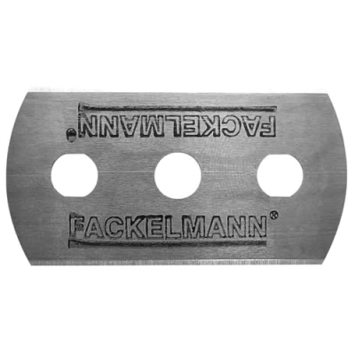 Imagen de FACKELMANN Cuchillas Rasqueta Vitrocerámica, Recambio Cuchilla Limpieza, Raspador Vidrio y Pintura Pegatinas Residuos Suciedad, superficie Lisa, No raya, de acero inoxidable, 4,4x2,2cm, 10uds