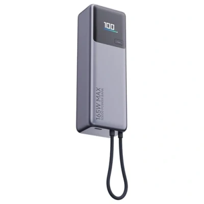 Imagen de Xiaomi Cargador Rápido Power Bank 165W 10.000mAh Gris