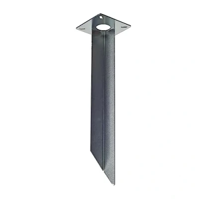 Imagen de Slv pie Grafit Rusty Slot LOGS/Estaca para lámpara, iluminación de jardín, terraza, Plantas, Caminos, luminaria, proyector Exterior/Acero Inoxidable, Gris