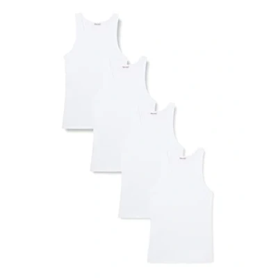 Imagen de Eminence Promo Classiques Camiseta sin Mangas, Blanco (Blanc/Blanc/Blanc/Blanc 0001), XXX Large (Talla del Fabricante: 7) (Pack de 4) para Hombre