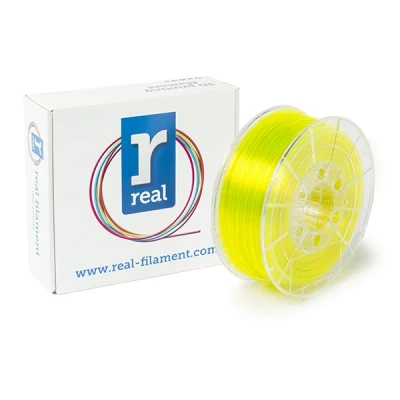 Imagen de REAL filament PETG amarillo transparente 2,85 mm 1kg
