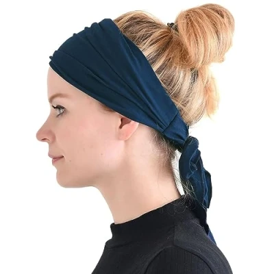 Imagen de Casualbox Pre Atada Cinta Para El Pelo Bohemio Cabello Banda Verano Hombres Damas Cabeza Envolver Hippie Marina