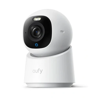 Imagen de eufy Security E30 Camara vigilancia WiFi Interior 360º, cámara de 4K UHD, visión Nocturna, Detector IA Humanos/Mascotas/Ruidos, Seguimiento automático, Compatible con Homekit
