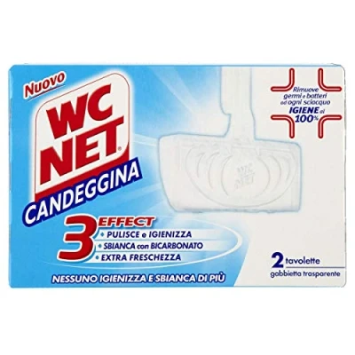 Imagen de WC Net candeggina, con perlas de bicarbonato, 2 tabletas 40 g