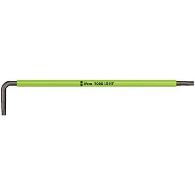Imagen de Wera 05024473001 967 SXL HF Llave acodada TORX® Multicolour con función de sujeción, versión larga, TX 10 x 112 mm