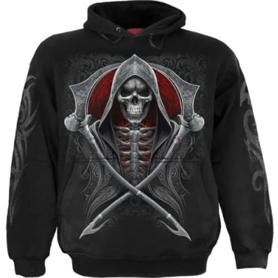 Imagen de Spiral Reaper&#039;s Portal Hombre Sudadera con Capucha Negro XL