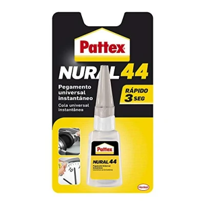 Imagen de Pattex Nural 44, pegamento universal instantáneo, transparente, 20 gr