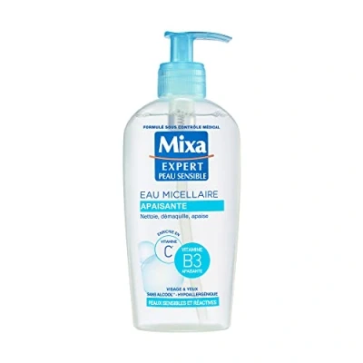 Imagen de Mixa Expert Peau Sensible Eau Nettoyante Apaisante Extrait de Rose 200 ml
