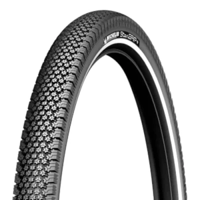 Imagen de Michelin Star Grip Cubierta, Unisex, Negro, 700 x 35 C