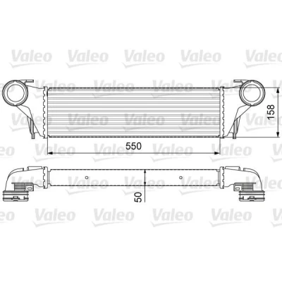 Imagen de VALEO 818618 Intercooler sin válvula EGR BMW: X5