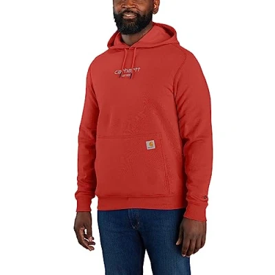 Imagen de Carhartt Force Relaxed Fit Lightweight Logo Graphic Sweatshirt Sudadera, Red Barn, L para Hombre