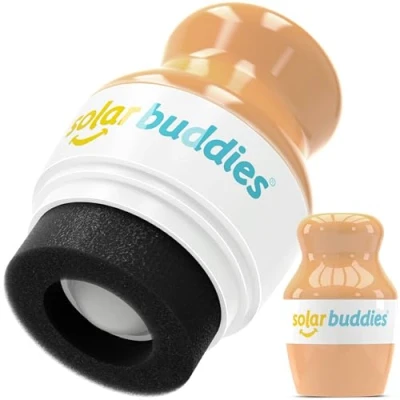 Imagen de Solar Buddies Aplicador de Protector Color Carne Recargable Esponja para Solar, Crema y Loción Niños, Adultos Familias Contiene 100ml
