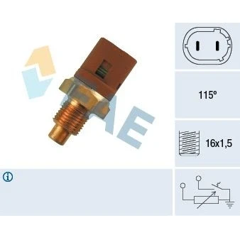 Imagen de FAE 34290 Sensor de Temperatura del Refrigerante RENAULT: Trafic I Furgón