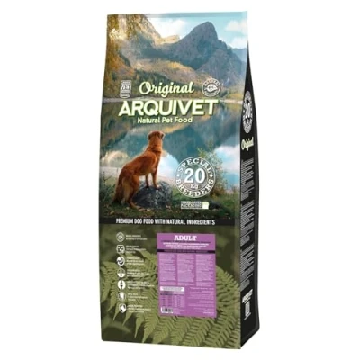 Imagen de Arquivet Original Adult Pienso para Perros Adultos Cordero y arroz Comida Alimento seco Alimentación Canina Saludable 20 kg