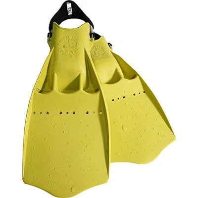Imagen de DiveSystem Tech Fin, Aletas de natación, técnicas, Goma, Unisex, para Adulto, Unisex Amarillo