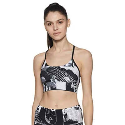 Imagen de Reebok Wor Myt AOP Bra Sujetador Deportivo, Mujer, Negro, XS