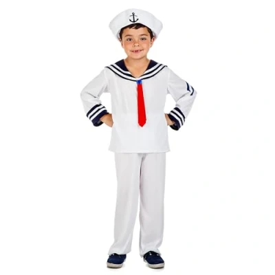 Imagen de Boland disfraz de marinero para niño, 3 piezas, fiestas tematicas, halloween o carnaval,