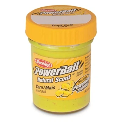 Imagen de Berkley PowerBait Cebo de Trucha con Aroma Natural, Amarillo maíz