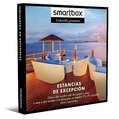 Imagen de Smartbox Caja Regalo Estancias de excepción Idea para Padres 1 o 2 Noches con Desayuno y Cena Personas