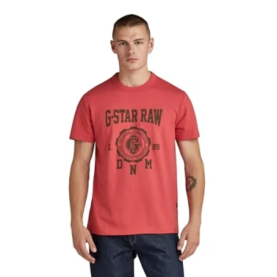 Imagen de G STAR RAW Collegic Camisetas, Rosa (Finch D24447 d593 5789), M para Hombre