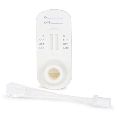 Imagen de Test 6 drogas en saliva THC cannabis marihuana anfetaminas cocaína metanfetamina prueba rápida drogotest multidrogas detección tiras