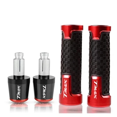 Imagen de Barra Manillar Extremos Tapón Empuñaduras Motocicleta 7/8&quot;22 Mm Tapa Extremo Para TMAX T MAX 500 530 560 SX DX TMAX500 TMAX530 XP500 XP530(5,C)