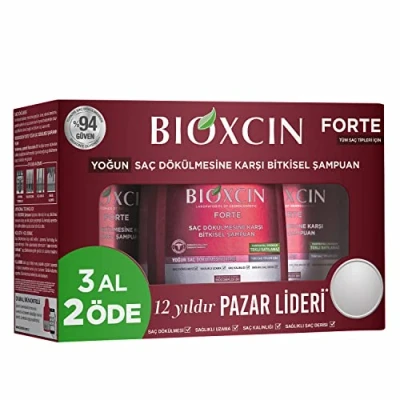Imagen de Bioxsine Serum Forte Spray vegetal para la caída severa del cabello mujeres y hombres con champú acelerar el crecimiento 60 ml