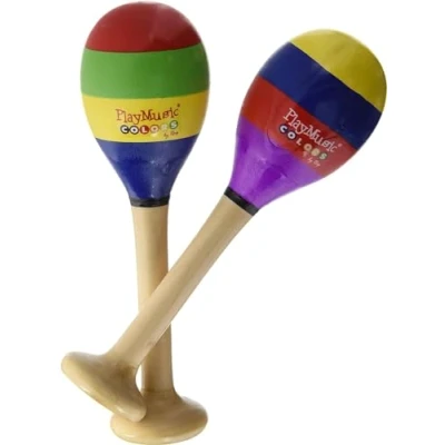 Imagen de Claudio Reig Maracas de Madera (7049), Multicolor