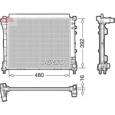 Imagen de Radiador, refrigeración del motor DENSO DRM09006