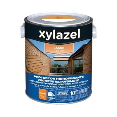 Imagen de XYLAZEL 2163104 Lasur Protector Hidrofugante Satinado, Color Pino, 2.5 l