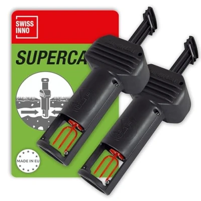 Imagen de Trampa de Ratas Jardín SuperCat Sistema Captura gatillo única Ultraeficaz, Simple y sin Esfuerzo. 2 trampas