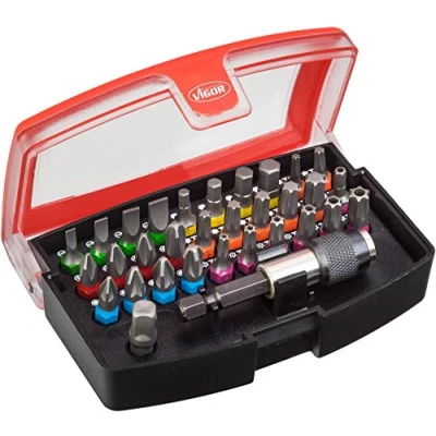 Imagen de Vigor Bit Box, hexagonal 6,3 (1/4 pulgadas), 1 pieza, v5019