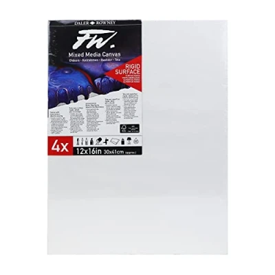 Imagen de Daler Rowney Fw Mix Media Bastidor Pack De 4: 30x41 Cm