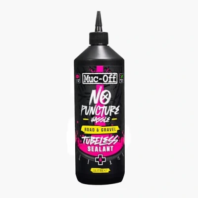 Imagen de Muc Off No Puncture Hassle Road &amp; Gravel Tubeless Sealant 1 Litre Sellador de neumáticos, Unisex, L