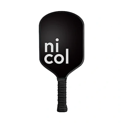 Imagen de Nicol Pickleball Pala de Alargada P One 2023, Superficie Fibra Carbono esmerilada para un Mayor Giro y Control, diseño aerodinámico Raqueta Pickleball, Mango Alargado