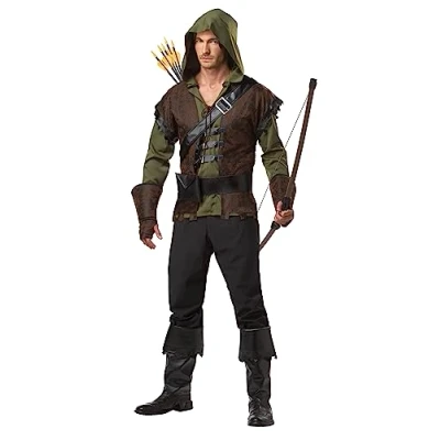 Imagen de California Costumes Robin Hood Disfraz de tamaño Adulto, marrón, M para Hombre