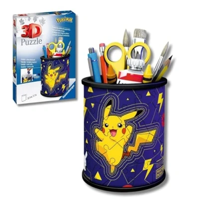 Imagen de Ravensburger Puzzle 3D: Pokemon Portalapices, 6 Años o Más, Pokemon, 3D Niños, Rompecabezas, Material Escolar, 57 Piezas