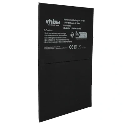 Imagen de vhbw Batería Compatible con Apple iPad 5, Air, Mini A1474, A1475, MD785LL/A, MD786LL/A Tablet Reemplaza 6712 6700, A1484 (8820 mAh, 3,73 V)