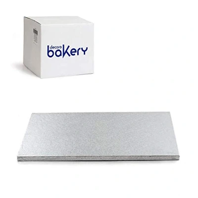 Imagen de DECORA 0931224 CAKEBOARD Silver 40 X 50 H 1,2 CM