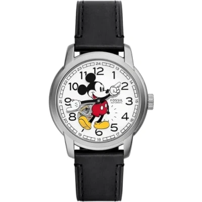 Imagen de Fossil Reloj Solo Tempo Unisex Mickey Mouse Se11111 Casual cód. SE1111, Correa, Blanco Hueso